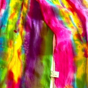 Tie Die Vintage 100% silk